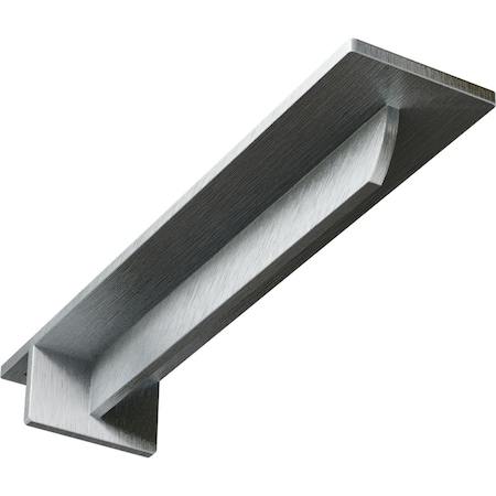 Ekena Millwork Heaton Hidden Support Steel Bracket w/ 10" Support Depth, Unfinished 3"W x 14"D x 2"H BKTM03X14X02HECRS